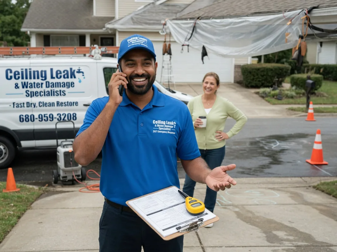 Ceiling Leak Cleanup Lincolnton, GA FAQs